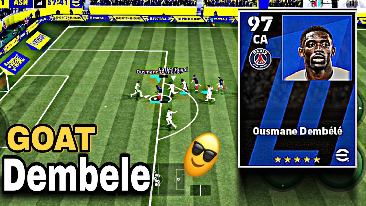 Dembele carta BASE de CA tá muito BULGADO No eFootbal 2026 Mobile - YouTube
