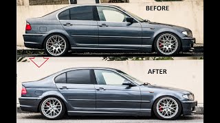 BMW E46 M3 Rear fenders for sedan installation