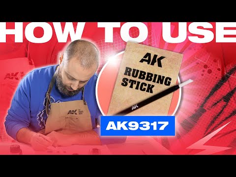 Video: AK Interactive AK9318 Rubbing Stick náhradní hroty 3 mm