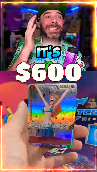 🔥 We Opened a $600 One Piece Nami Manga #onepiecetcg #onepiece #onepiececardgame