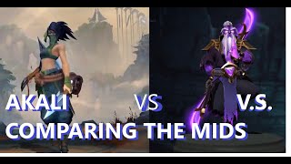 Akali VS Void Spirit: A look at the MID role design from both League of Legends, and Dota 2.