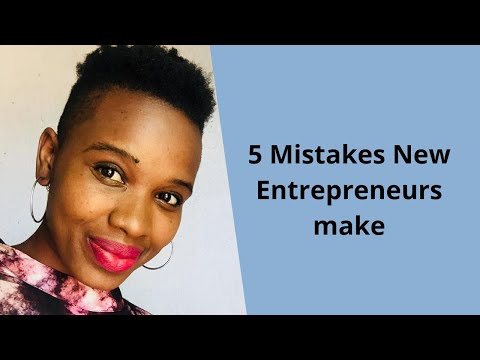 Video: What Mistakes Shouldn't A Budding Entrepreneur Make?