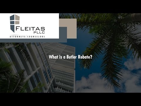 What is a Butler Rebate?