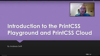 Introduction to the PrintCSS Playground and PrintCSS Cloud