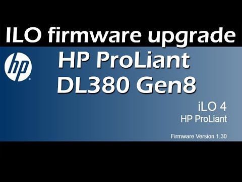 ILO firmware upgrade HP ProLiant DL380 Gen8