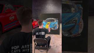 Painting A Mclaren In Pop Art