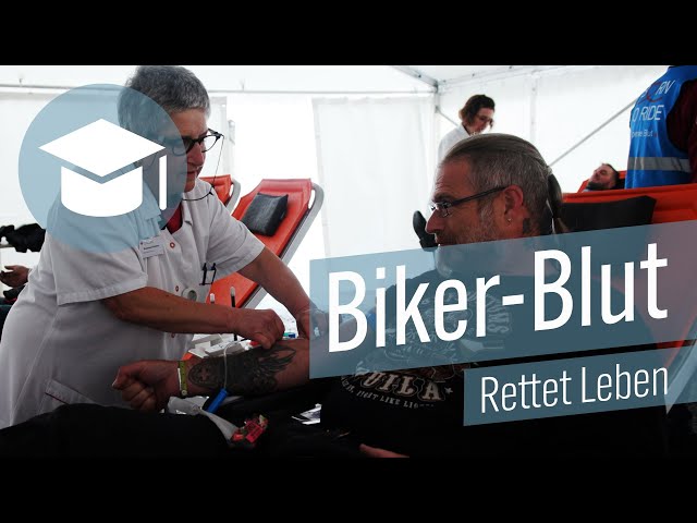 Biker treffen sich zur Blutspende auf der Passhöhe | Reportage | Studio 1