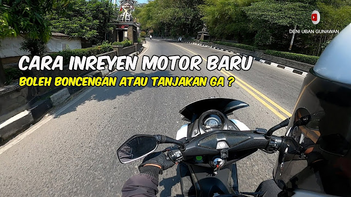 INREYEN MOTOR BARU BOLEH BONCENGAN ATAU TANJAKAN GA ?