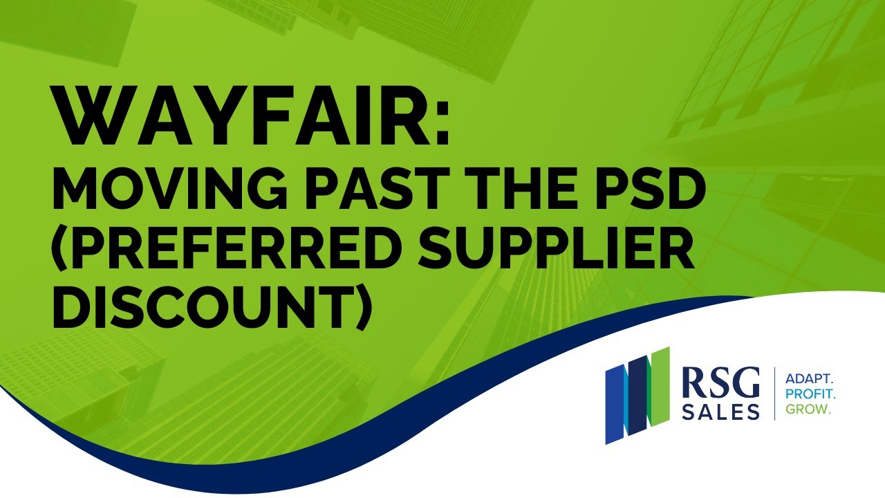 Wayfair Moving Past the PSD (Preferred Supplier Discount) YouTube