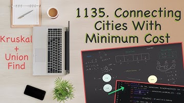 Kruskal + Union Find | Leetcode | 1135 | Connecting Cities With Minimum Cost