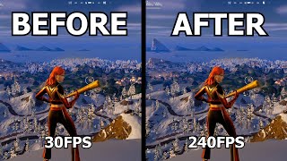 fix fps drops & boost fps in fortnite chapter 5 season 1!