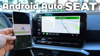 Android Auto SEAT 2021 Demonstration Multimedia System