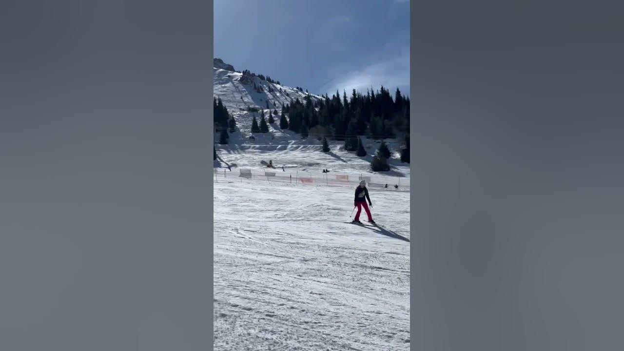 Ski resort Shymbulak. Kazakhstan. Almaty. Горнолыжный курорт Шымбулак ...