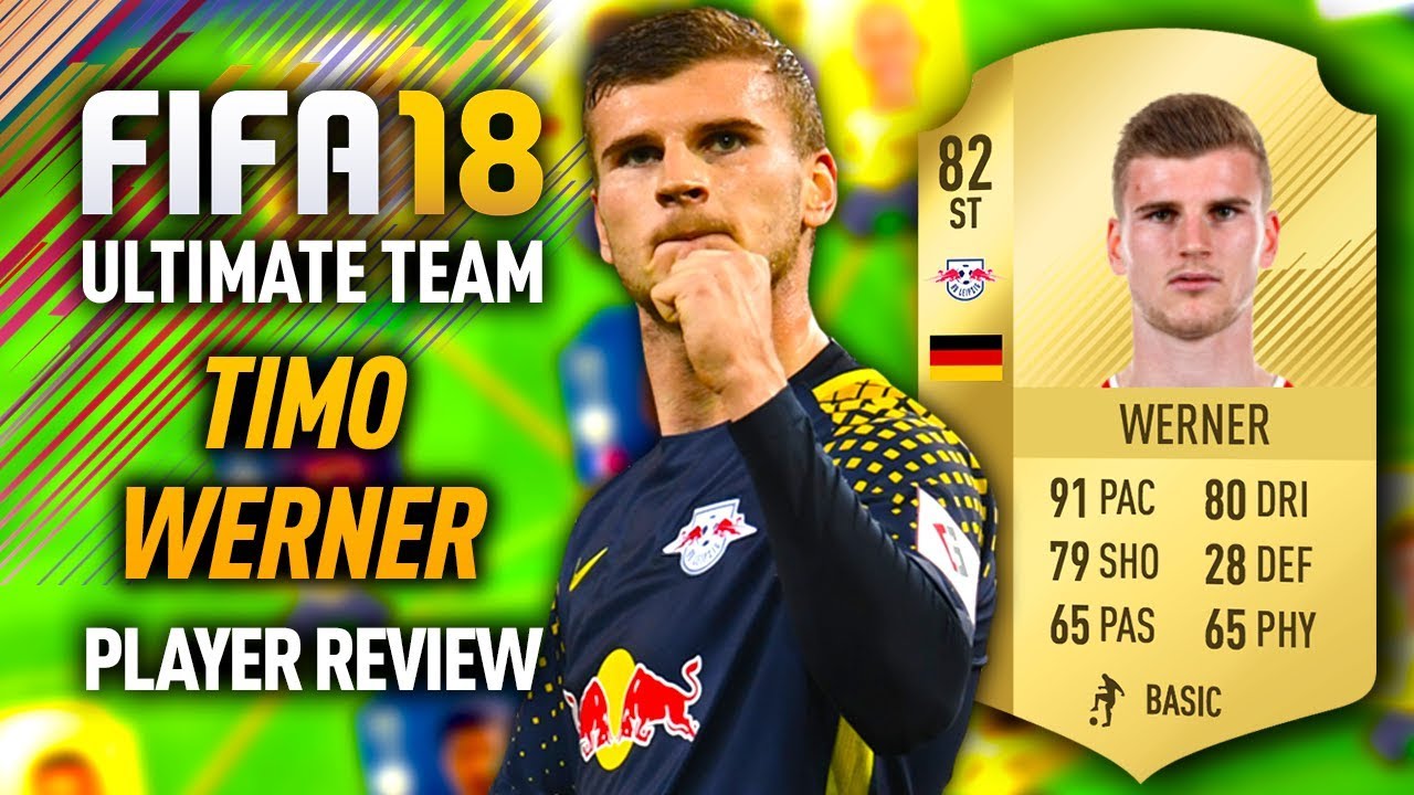FIFA 18 TIMO WERNER (82) *PACEY* PLAYER REVIEW! FIFA 18 ULTIMATE TEAM!