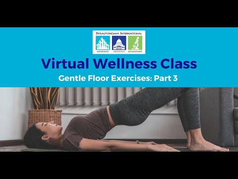 Virtual Wellness Class - Gentle Floor Exercise Part 3