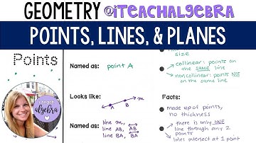 Geometry - Points, Lines, and Planes
