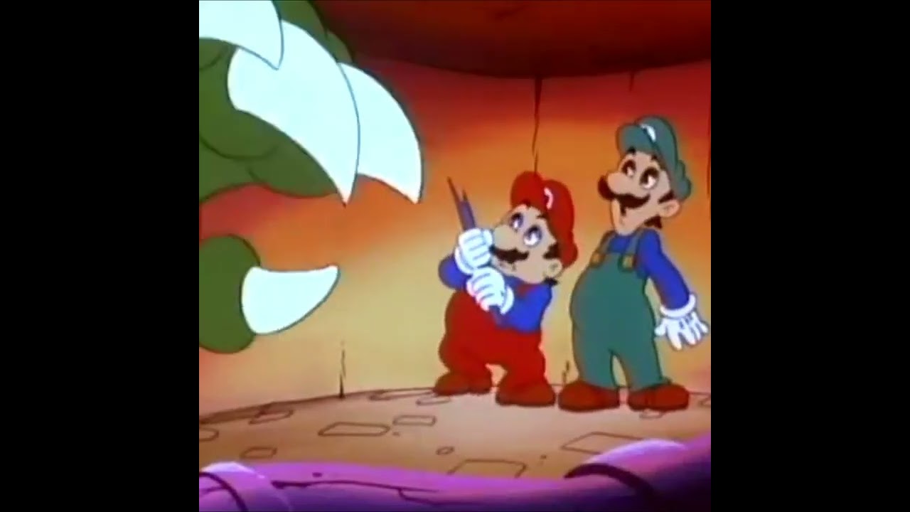 Mario Sticks King Koopa 