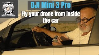 DJI Mini 3 Pro Can you fly your drone from inside your car? #shaunthedrone