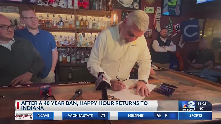 After a 40 Year Ban, Happy Hour Returns To Indiana