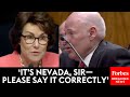 Almost unwatchable jacky rosen brutally grills postmaster general louis dejoy