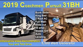 2019 Coachmen Pursuit 31BH King and Bunk Beds Motorhome for sale 4 2024
