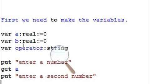 Turing Tutorial - How to make a Calculator