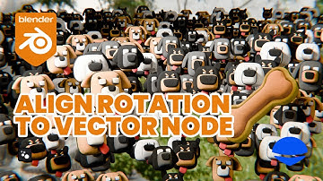Object Tracking with Align Rotation to Vector Node in Blender Geometry Nodes | Blender 4.3