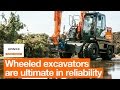 Hitachi wheeled excavators are ultimate in reliability