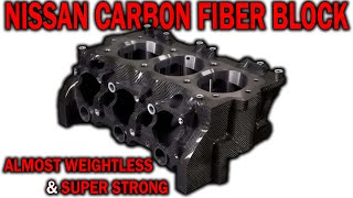This Engine Block is Made Entirely out of Carbon Fiber
