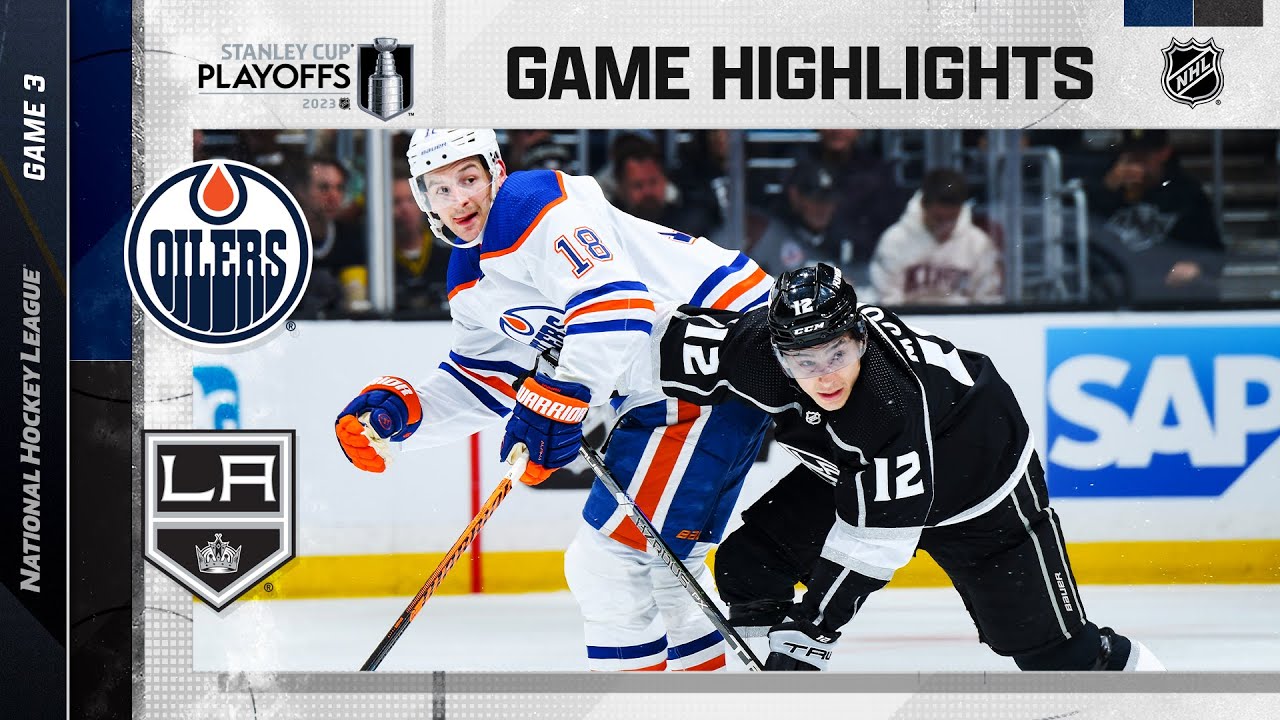 Highlights and goals Edmonton Oilers 5-4 Los Angeles Kings in Playoffs NHL 04/24/2023