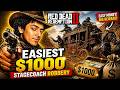 EASIEST $1000 STAGECOACH ROBBERY 💰 | RDR2 Easy Money Guide