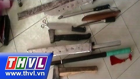 THVL | Kiểm tra nhà trọ ở Tiền Giang, phát hiện cả “kho” hung khí