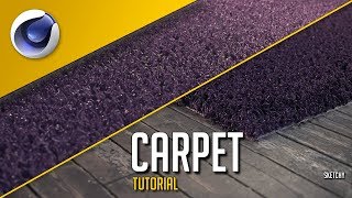 Cinema 4D Tutorial  - Photorealistic Fur Carpet/Rug