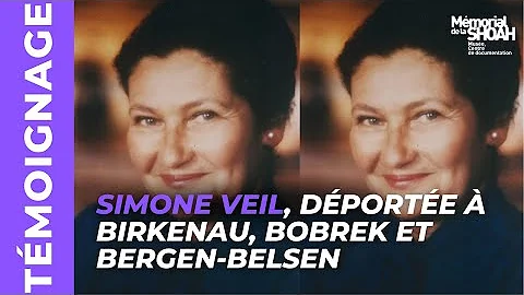 Tmoignage : Simone Veil, dporte  Birkenau, Bobrek ...