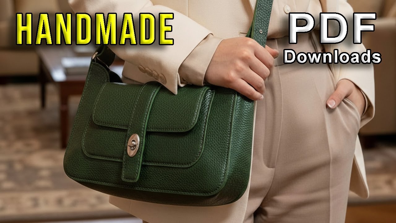 Making a handmade leather bag doesn’t get any easier than this - Free PDF