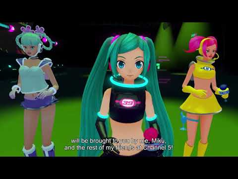 Hatsune Miku × SpaceChannel5 VR Official Enlglish Trailer【Space39 miku Pack】PV_English ver.