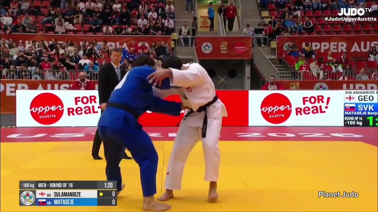 Ilia SULAMANIDZE 🇬🇪 🆚️ Benjamin MATASEJE 🇸🇰 | 1/8финала/-100кг | Гран При Австрия 2026