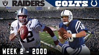 Check out the 2000 week 2 game highlights between oakland raiders and
indianapolis colts! #classicgamehighlights #raiders #colts nfl
throwback is you...