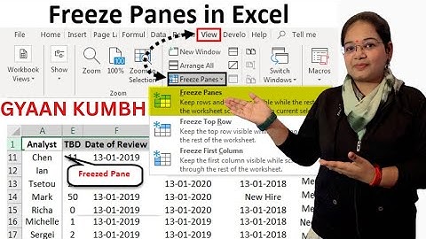 🔥 How to Freeze Multiple Rows & Columns in Excel || Excel me Rows & Columns ko kaise Freeze Kare🤔😱