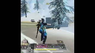 Murdered an enemy on the icy mountain ❄️🎯 | #codmshorts