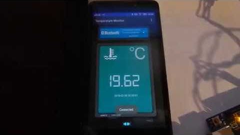 Arduino Bluetooth DS18B20 Temperature Sensor