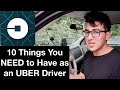 10 THINGS YOU NEED AS AN UBER DRIVER IN 2020!