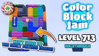Color Block Jam - Level 713 Walkthrough Solution