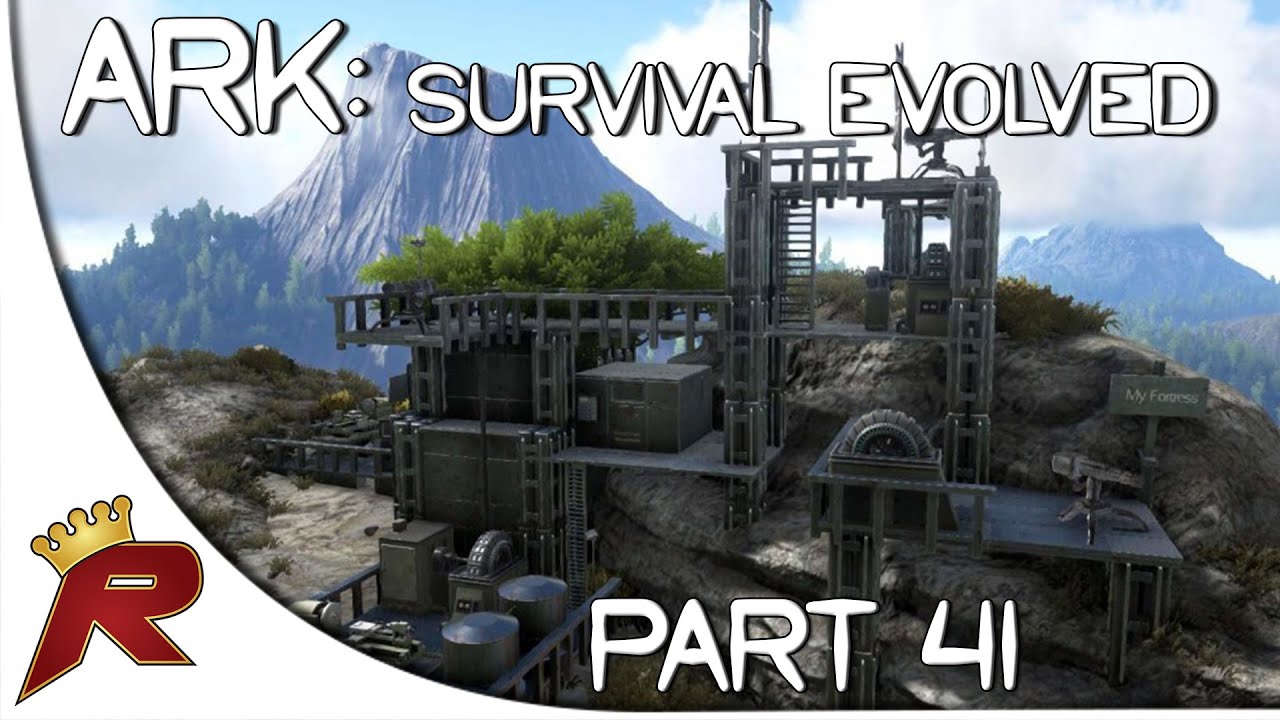 Ark: Survival Evolved Gameplay - Part 41: "Massive Castle 