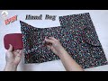 Very Easy to Make Hand Bag | How to Make Hand Bag | Diy Cloth Bag Tutorial | Sewing bag