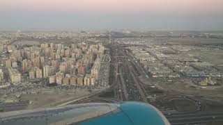 Landing in Kuwait airport