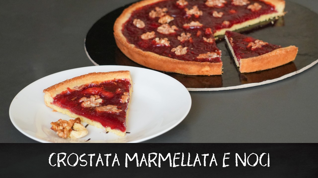 CROSTATA MARMELLATA E NOCI - ricetta | Mambretti in cucina