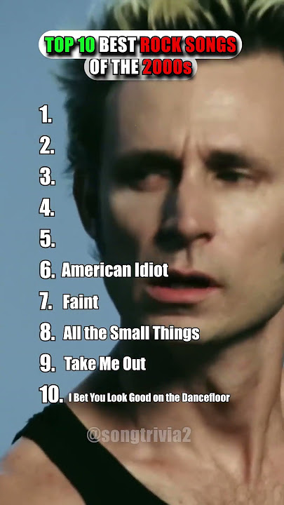 Top 10 best rock songs of the 2000s #throwback #rock #music #songs #2000s #rockstar #bestsongs
