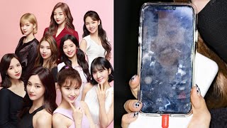 TWICE fans become excited as they find a familiar face on Jihyo's phone screenshot 4