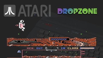 DROPZONE 🕹 ATARI XL / XE Gameplay Playthrough Retro HD
